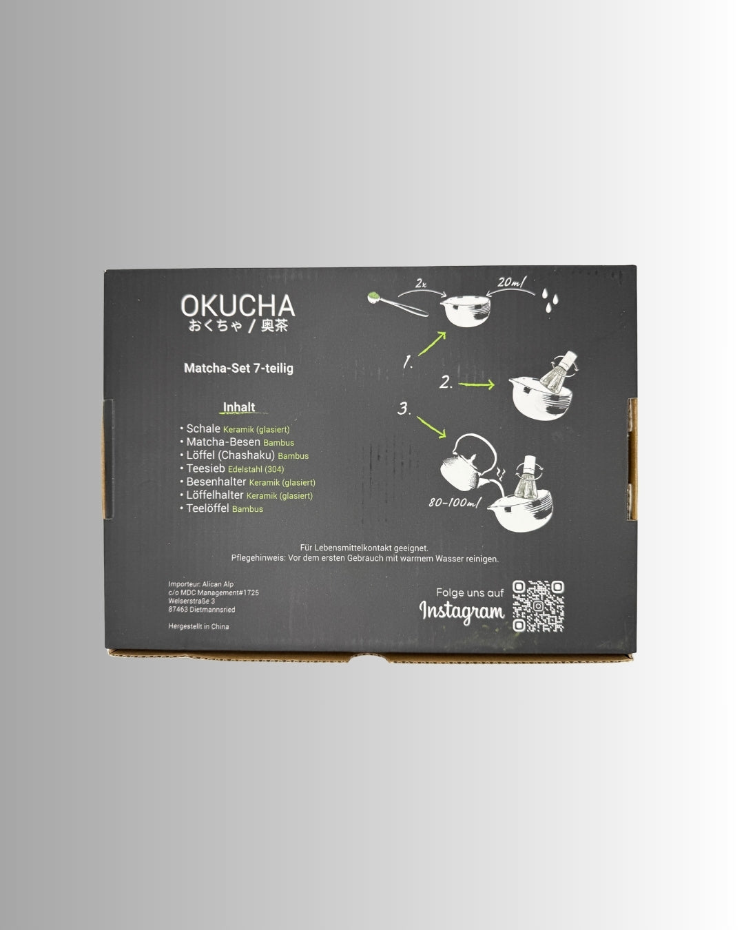 7-teiliges Matcha Set